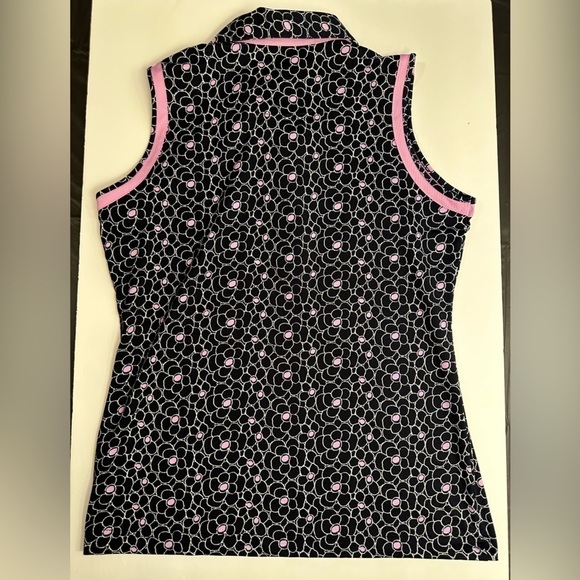 Sport Haley Navy and Lilac Floral Top. Size Small - Picture 7 of 12